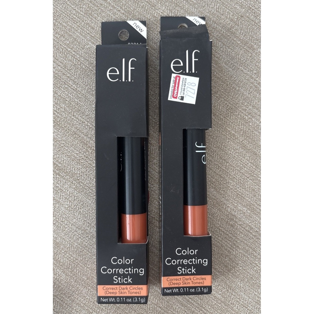 e.l.f Color Correcting Stick DEEP Skin Tones, Dark Circles, 83214, Pack Of 2